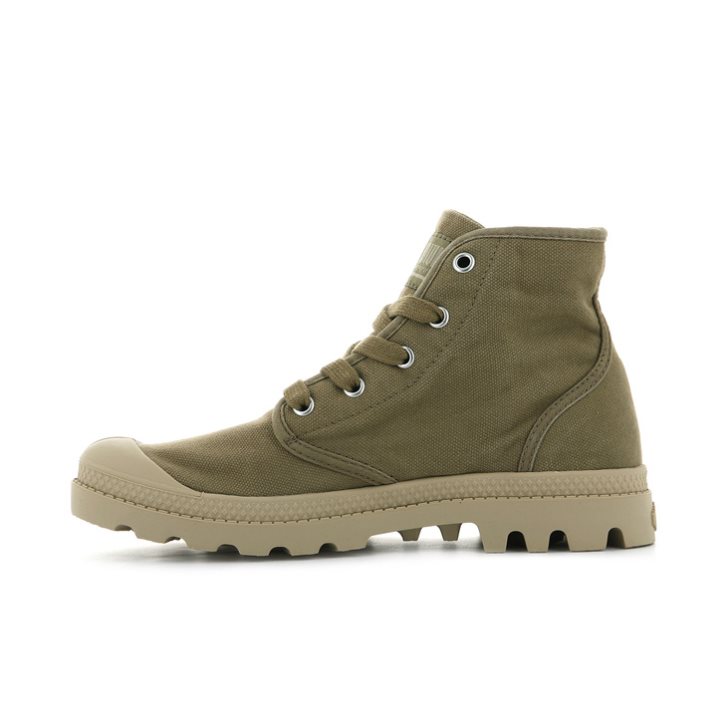 Palladium Pampa Hi Laarzen Dames Olijfgroen | NL 36HJDQU